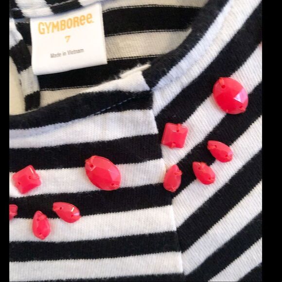 Striped embroidered blouse - Picture 3 of 5